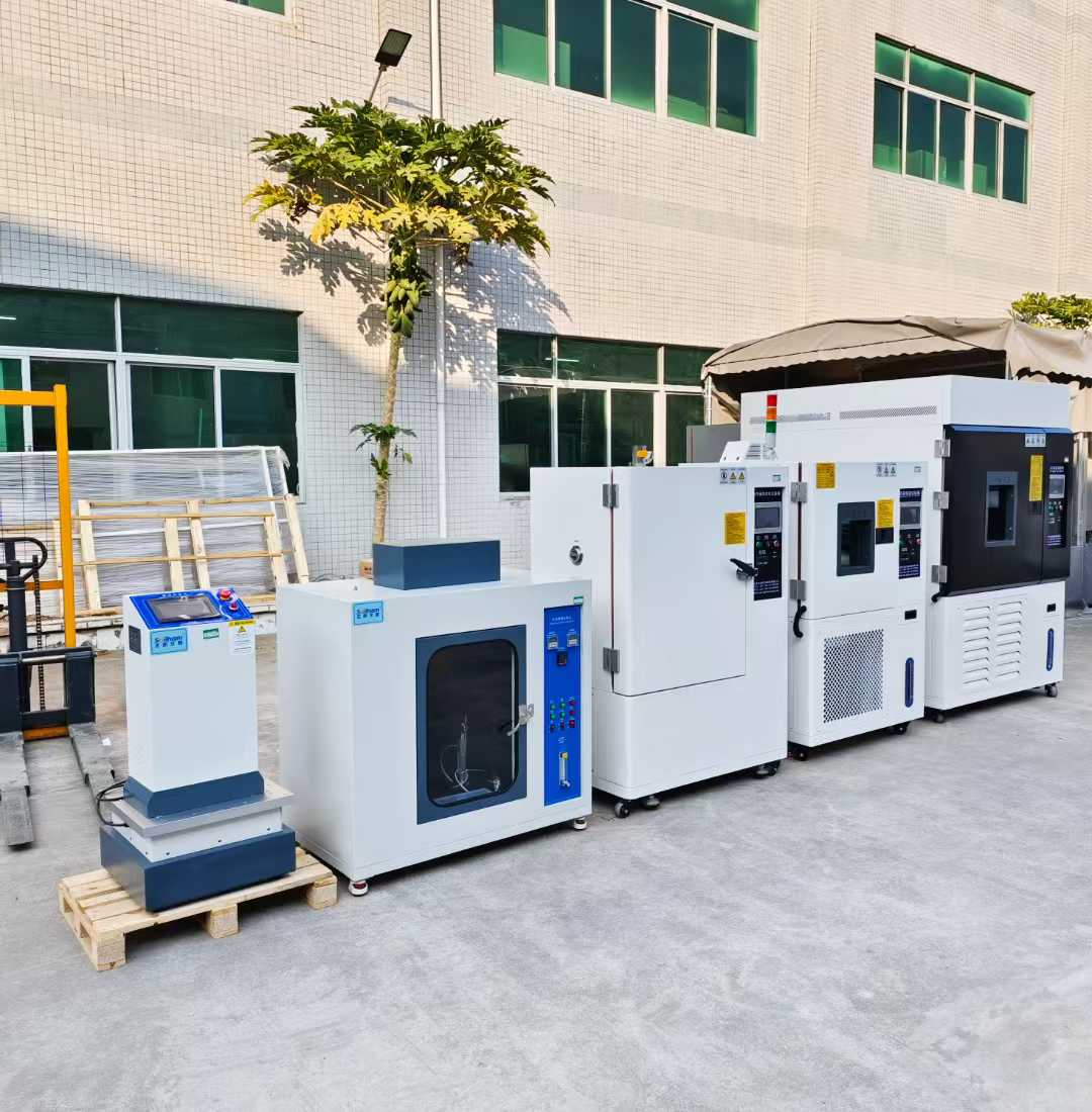 水冷氙燈箱、恒溫恒濕箱、換氣老化箱、燃燒試驗機、電磁振動臺、鹽霧試驗箱